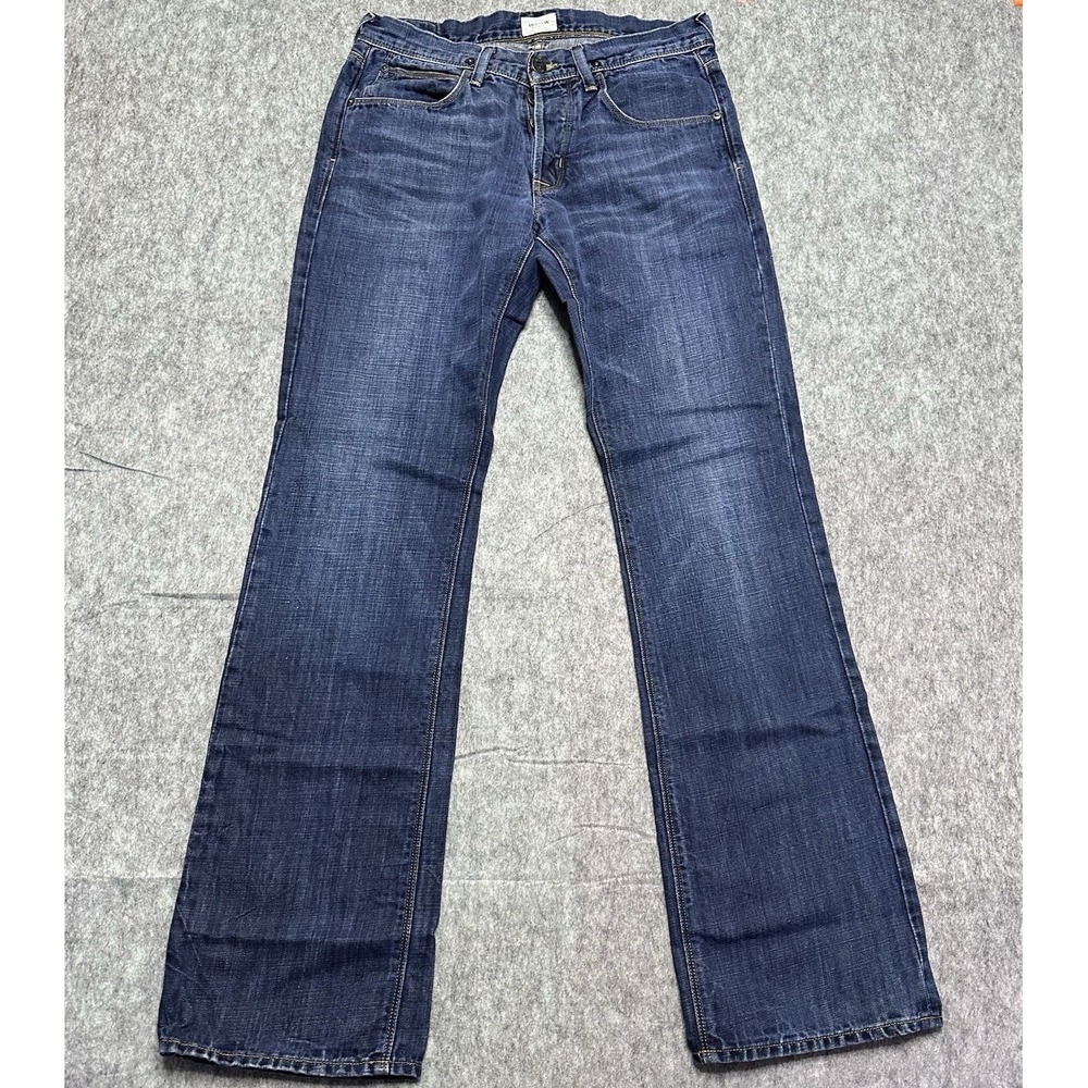 Hudson Byron Jeans Made In USA COTTON FLAX Blend Button Fly Women's Size 31